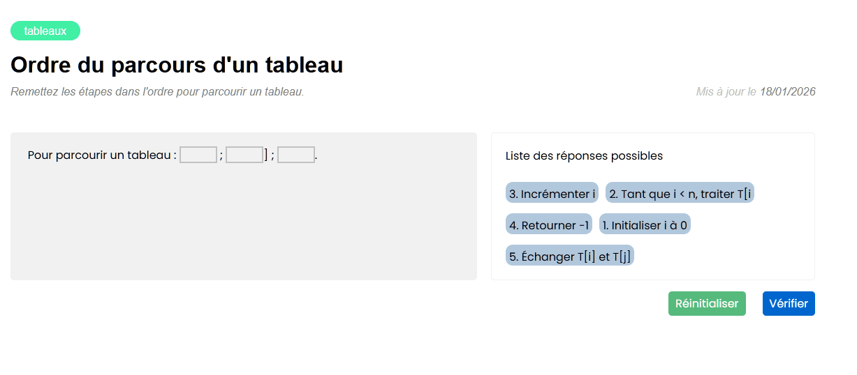 Exemple d'exercice CodeMapper